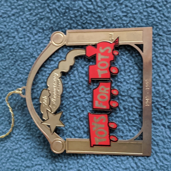 Christmas Toys for Tots Ornament Limited Edition 1997 24k Gold plated - Picture 2 of 7